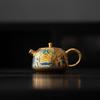 Chaxun Gilt Xishi Teapot with Dunhuang Thangka Art, 135ml