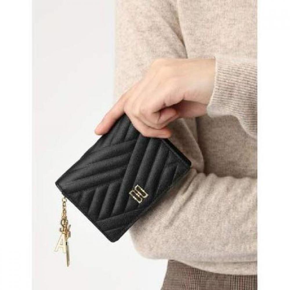 Daks Black Quilted Logo Decoration Wallet Dcwa3e218bk