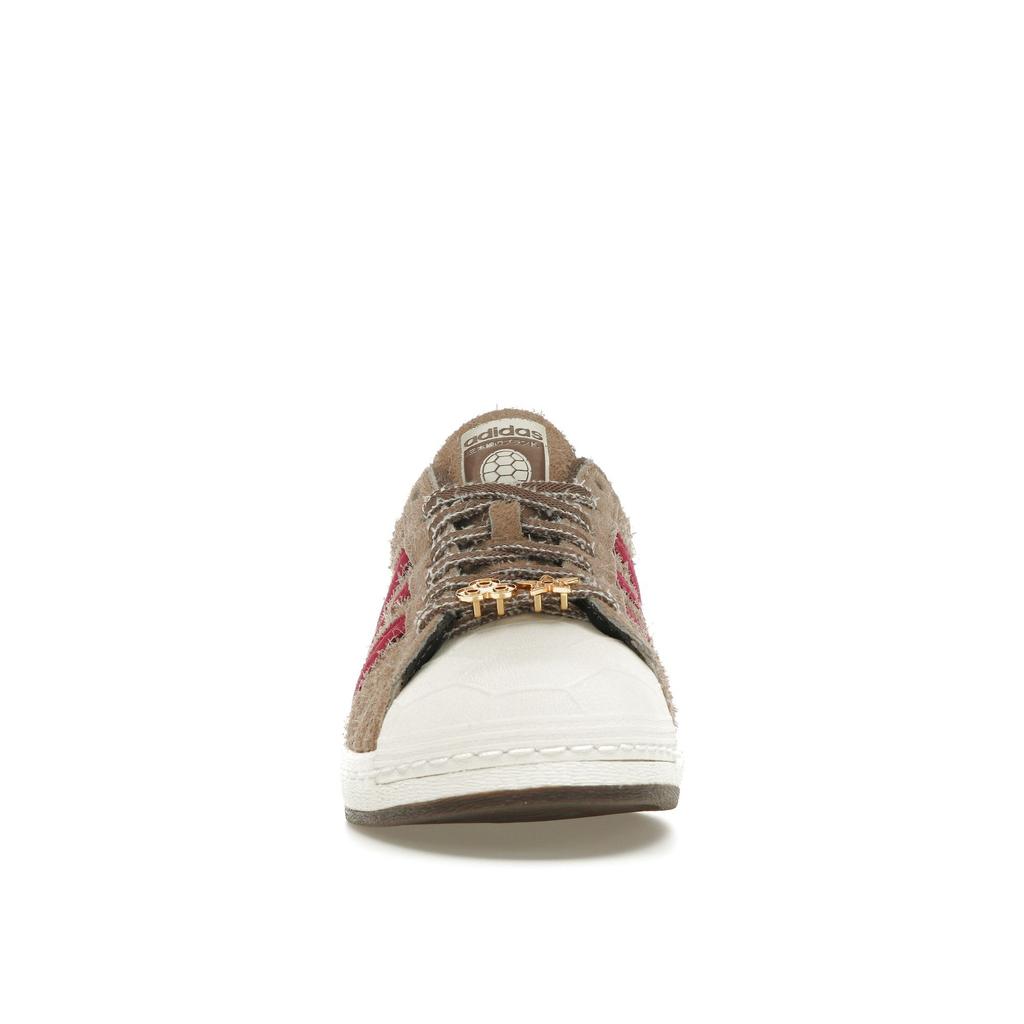 Teenage Mutant Ninja Turtles x adidas Superstar Shelltoe Master Splinter Unisex-Sneaker Braun Klarbraun Fuchsia-Flash IH4767