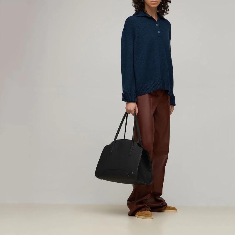 Handbag Grain matte bag Large capacity tote bag Guangzhou cowhide goods plus