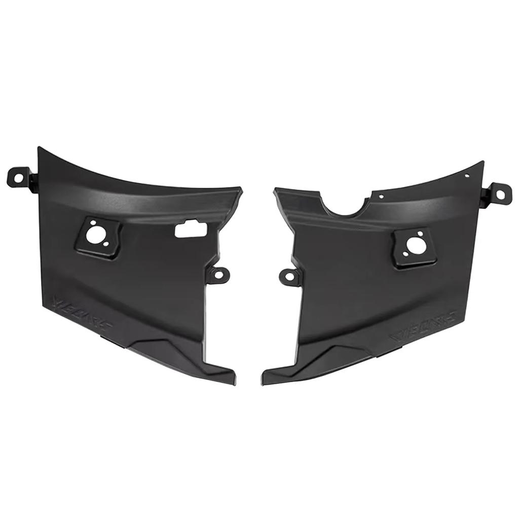 Car Engine Cover Cabin Protection Plate Cover Black Accessories 2pcs For Toyota Land Cruiser Prado J250 LC250 2024 2025