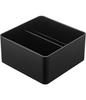 Yamazaki Makeup Box, Black, Approx. W31 x D15 (including handle) x H15.5cm, Tower Design, Portable with Handle, 5454