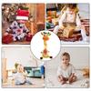 Dancing Talking Giraffe Plush Toy, Rechargeable Musical Educational Doll with Lights, Interactive Baby Gift for Travel Party