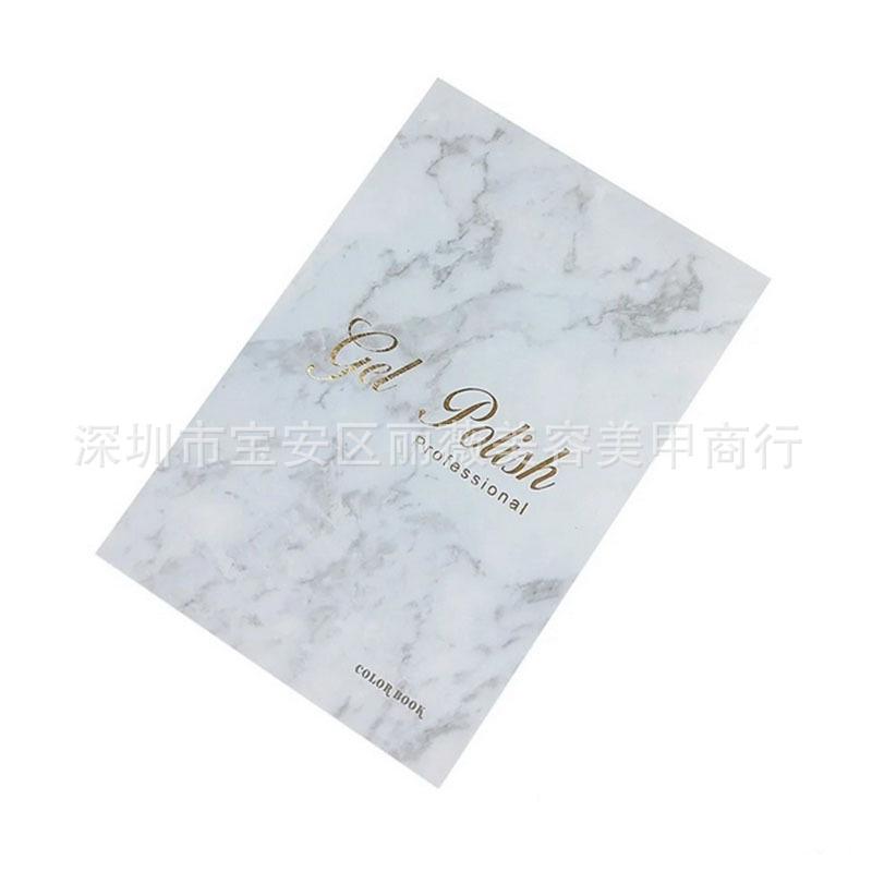 

Книга-палитра цветов для дизайна ногтей: Альбом с образцами гель-лаков на 160 цветов