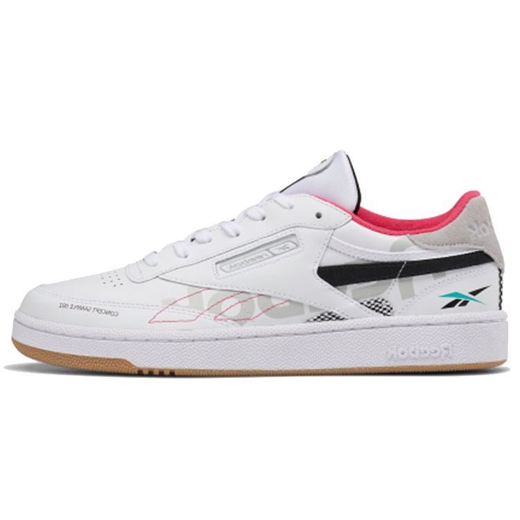 

Reebok Club C 85 ATI 90s White Unisex кроссовки Teal Black Grey DV8962