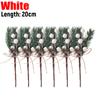 Artificial Berry Branch DIY Xmas Tree Pine Branches Red Berry Bouquet Christmas Ornaments New Year Party Decor Supplies Gifts