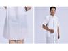 Women's Long-Sleeved White Lab Coat for Medical, Nursing, and Laboratory Use