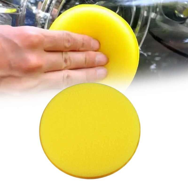 Cars Waxing Yellow Sponge Polishing Sponges Car Washing Tool Solid Durable Color