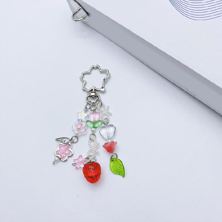 Fünfzackige Sternanhänger Anhängeetiketten Acryl Schleife Lanyard Schlüsselanhänger Schmuck