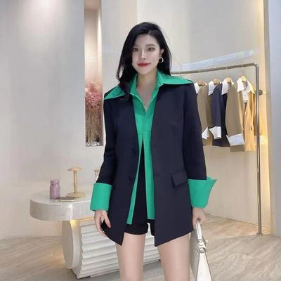 Moda primavera nuovo cappotto sciolto in due pezzi e giacche con temperamento