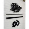 Suzuki Samurai SJ410 413 Door Window Trim Moulding Seal Felt Whisker |Fit For P6