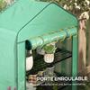 Four-Tier Mini Greenhouse, with Reinforced Plastic Cover