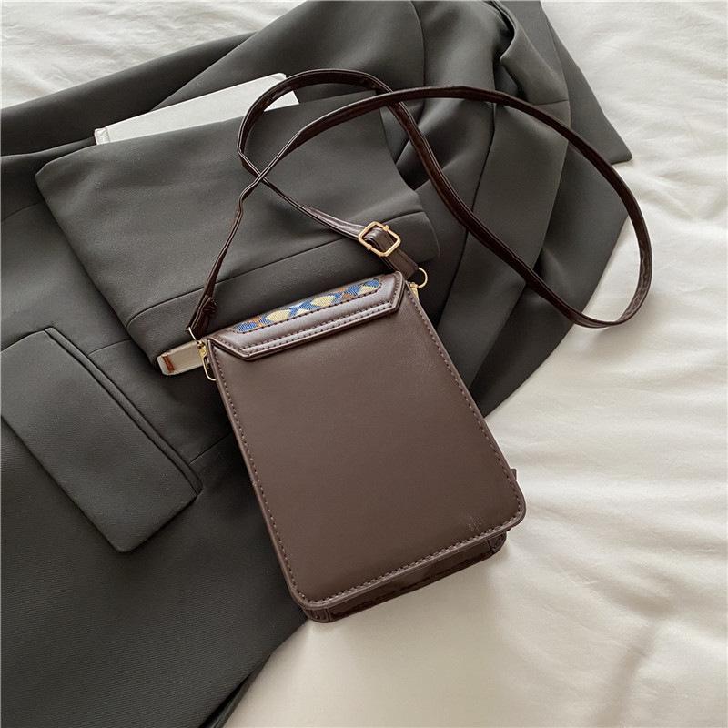 2025 Damska Retro Lniana Haftowana Torba Crossbody na Telefon