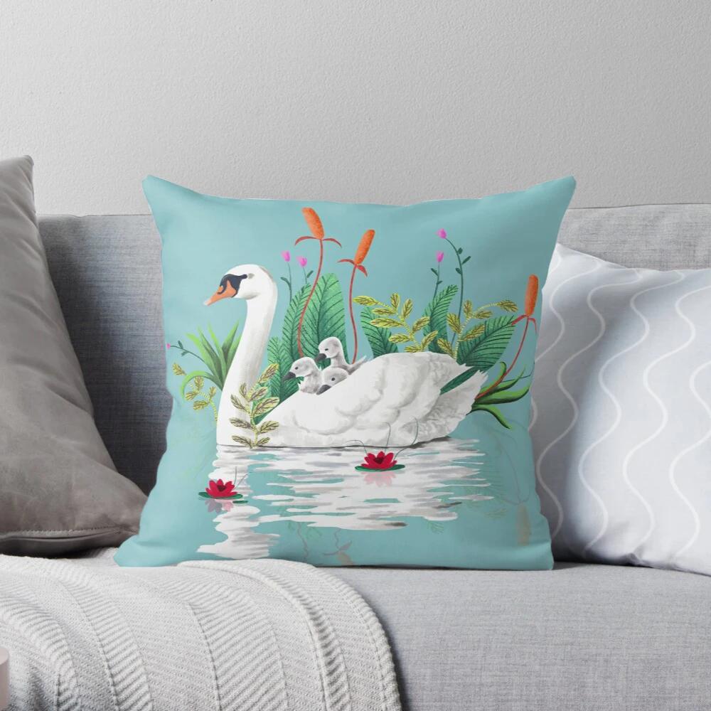 Simple Bedroom Living Room Decoration Sofa Bed Pillowcase Abstract Human Animal Flower Pattern Home  Cushion Cover