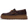Timberland Ray City EK Leather Abrasion Resistant Low top Skateboard Shoes Women's Black Brown A2NGWD