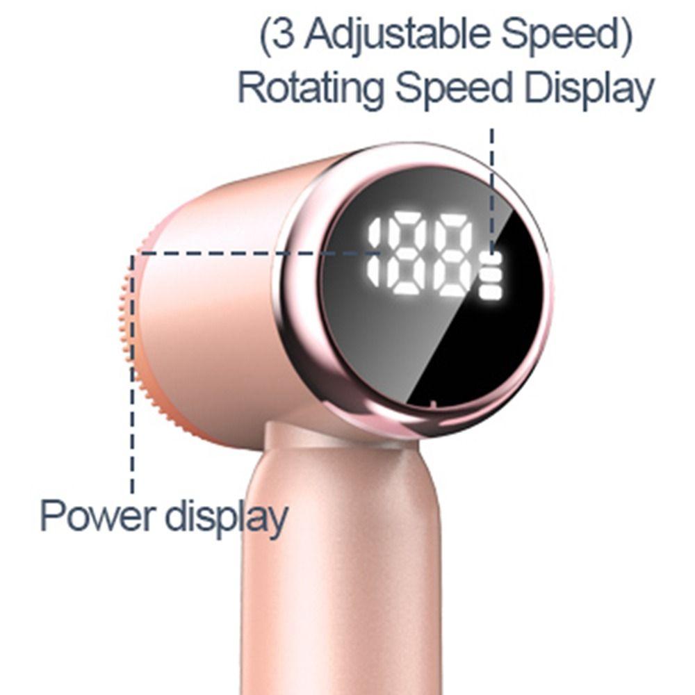6 in 1 Sonic Facial Exfoliating Cleaner 360 Rotating Ultrasonic Face Scrubber Home