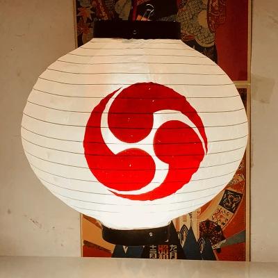 Japanese cloth Lantern Waterproof New Round 30x30CM Hanging Outside Sushi Shop Restaurant Decor flag Ornament Multi Patterns