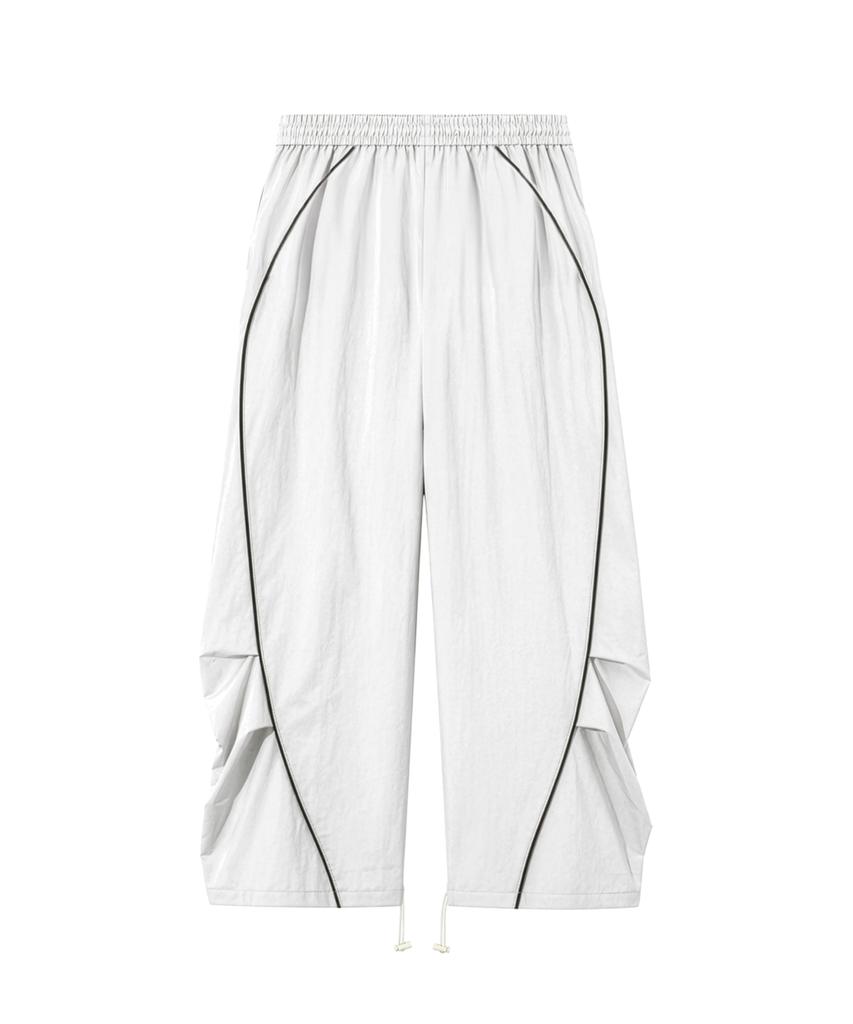 Eobiheomjeu Piped Nylon Parachute Pants Abh365-313 White
