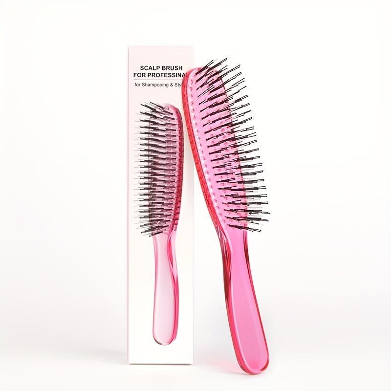 WANMEI Premium Head Massager Anti-static Scalp Brush Hair Massager Shampoo Brush Wet Plastic Detangling Brush Hair Cleaning Comb