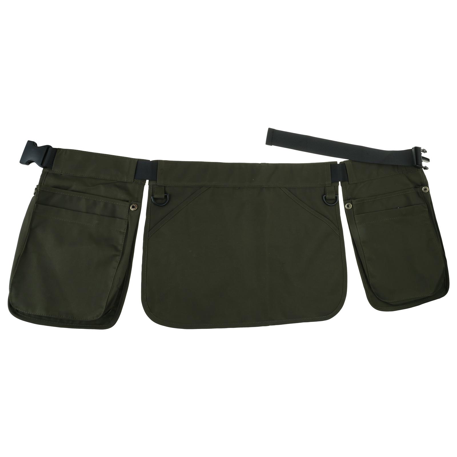 Многофункциональная садовая поясная сумка-фартук для любителей, фермеров и флористов. Множество карманов. Регулируемая поясная сумка. армия зеленый