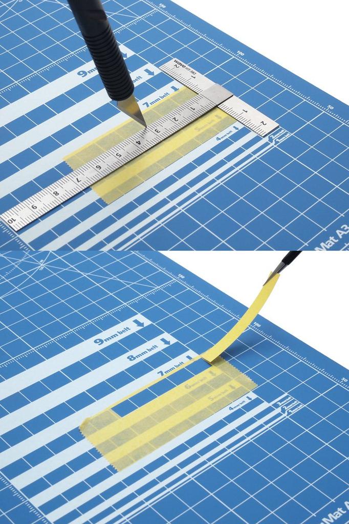 Wave Cutting Mat A3 for Plastic Models HT-098