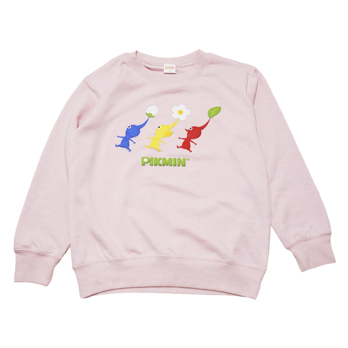 

Bandai Classic fr8922az Autumn/Winter Pikmin Fleece Long Sleeve Sweatshirt, Boys, Pink