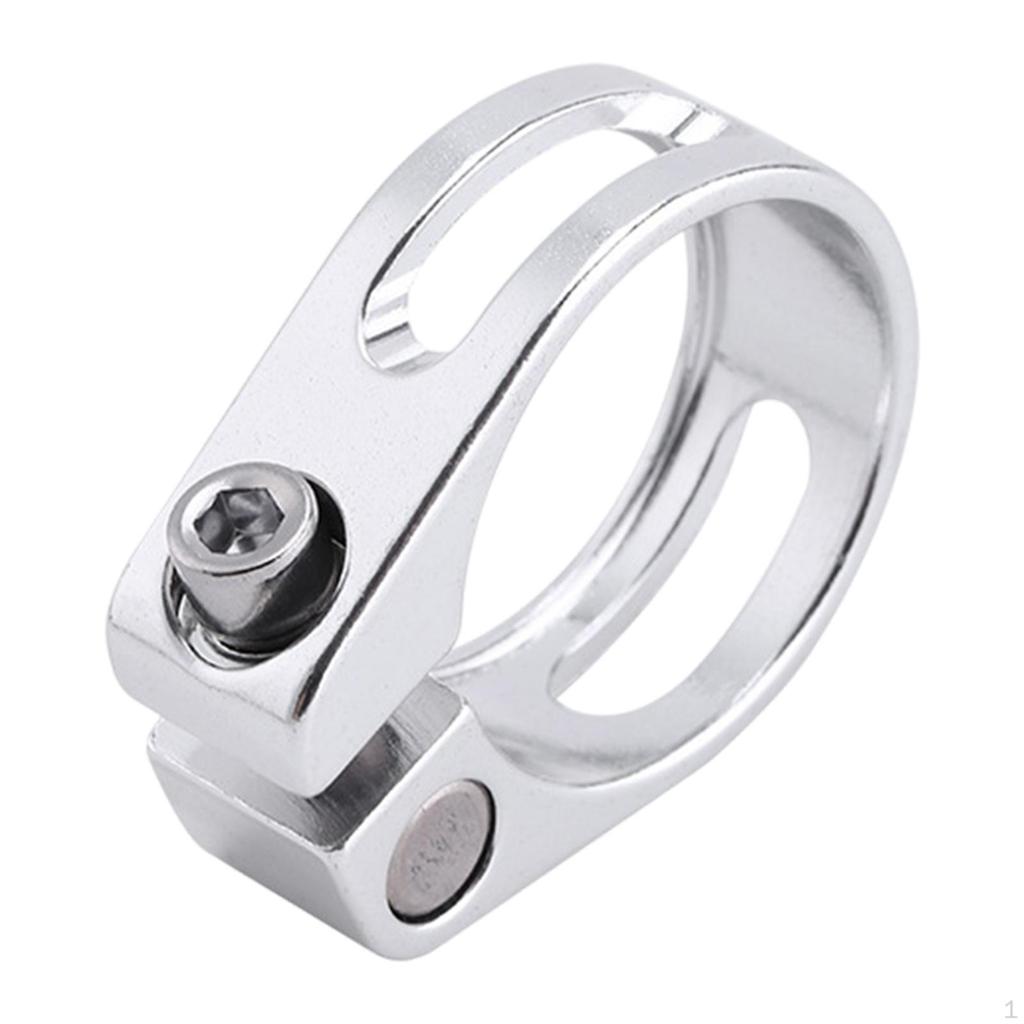 Aluminum Alloy Bike Seat Post Clamp for 31.8mm Tubes