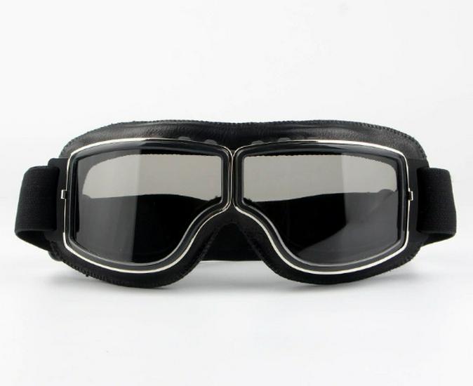 Winddichte Retro-Harley-Fahrbrille mit HD-Spiegelgläsern
