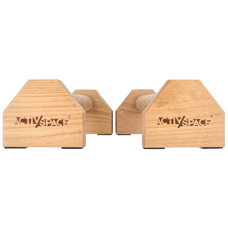 Wooden Parallette Handles For Push-Ups, Long