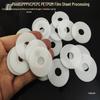 Thin Nylon-POM-PE-PP-PVC-ABS Round Gasket Sheets (0.8/0.6/0.5/0.4/0.3/0.25)