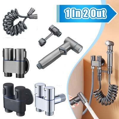 Toilet Bidet Sprayer Set Sprayer Guns Shower Handheld Hand Bidet Faucet Bath Tap Hand Sprayer Shower Head Self Cleaning