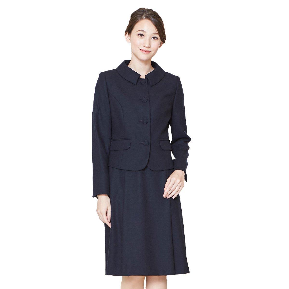 

Entrance exam suit for dark blue made in collar entrance exam size 7 [Black Gallery] moms, suit, B-GALLERY, 100% wool, Japan, stand-up jacket,