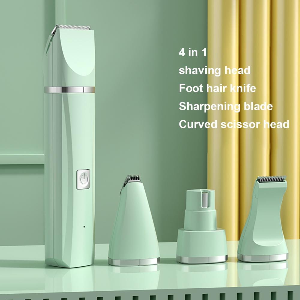 

Машинка для стрижки собак, машинка для стрижки кошек, набор для стрижки домашних животных, набор триммеров для ногтей 4 в 1, беспроводной, перезаряжаемый, профессиональный инструмент для ухода за домашними животными