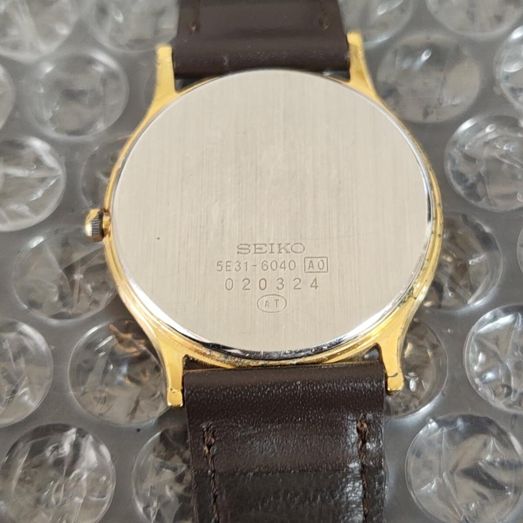 SEIKO Quartz Gold Roman Watch Management K26P [Working Condition] Watch, Color, Numerals