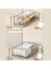 1 Pack Plastic Drawer Storage, Clear Stackable Storage Drawers Large Storage Bins with Drawers, Acrylic Drawer Organizer for Off