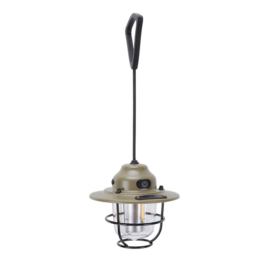 Camping Lantern 5 Lighting Modes IPX3 Water Proof Rechargeable Vintage Hanging Lamp for Outdoor