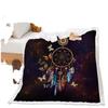 2D Digital Printed Cover Blanket Dream Catcher Animal Thickened Lamb Fleece Crystal Fleece Blanket