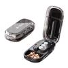 Adjustable Quartering Pill Cutter Storage Box Portable Drug Tablet Medicine Dustproof Divider Organizer Crusher Pill Cutter Set