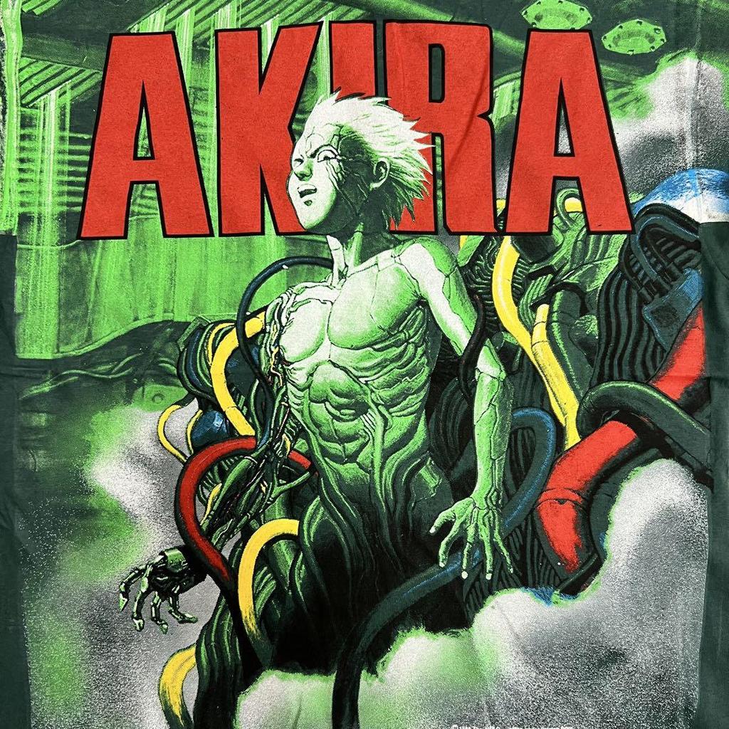 [USED] AKIRA Tetsuo OVP Anime T-Shirt, Green, Used, Size XL, Made In USA