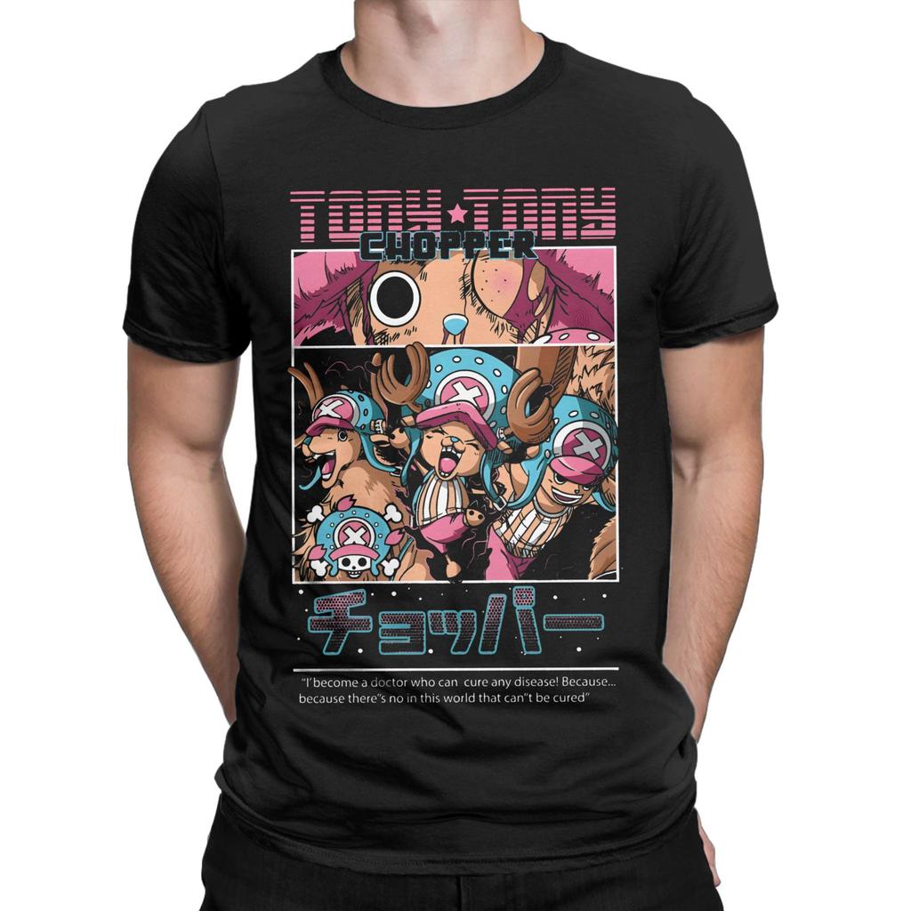 Tony Tony Chopper 100 Cotton Tshirt For Unisex Summer Vintage Tshirts Oneck Trending Tees Oversize Cheap Clothes