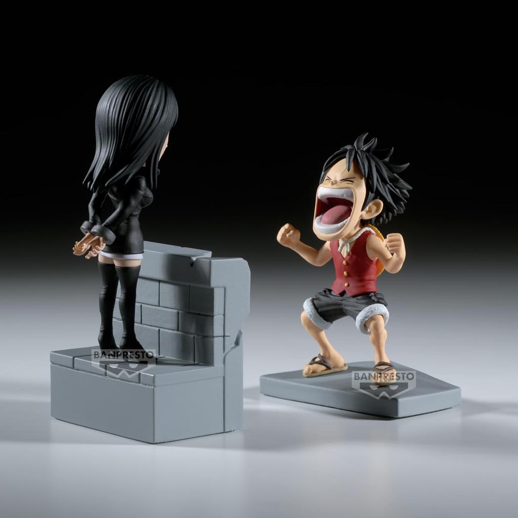 Banpresto One Piece World Collectible Figure Log Story Monkey Luffy Nico Robin D. &