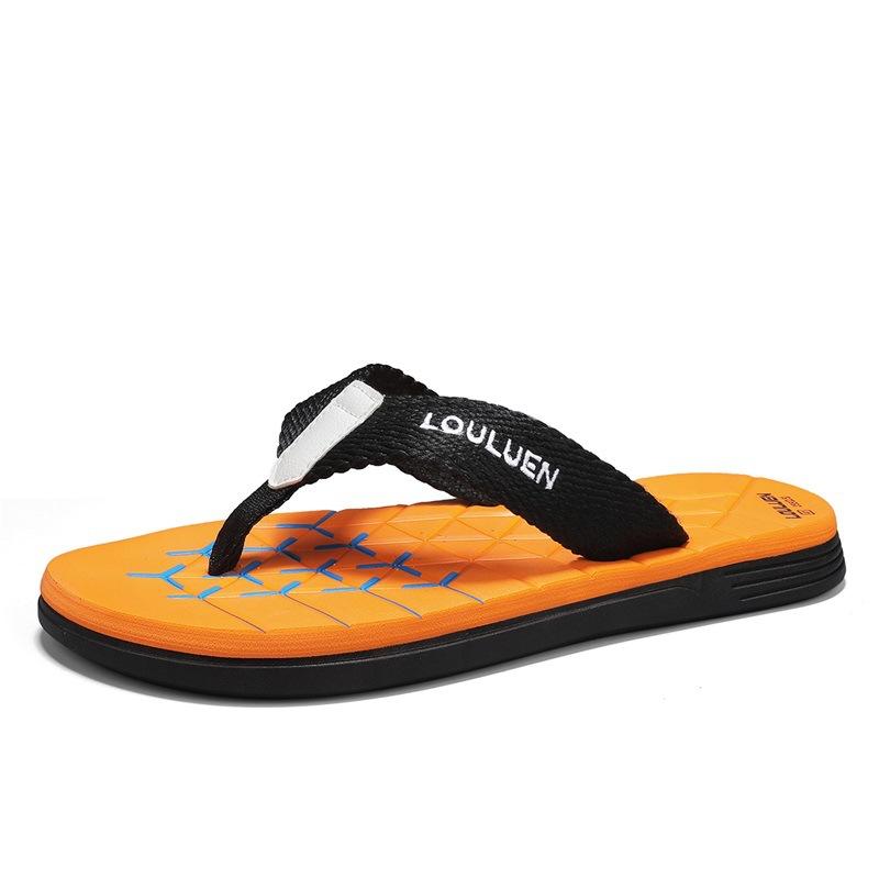 2025 Summer Flip-flops Men's Personalized Outer Wear Beach Shoes Outdoor Trend Soft Sole Non-slip Cool Slippers Men's Trend