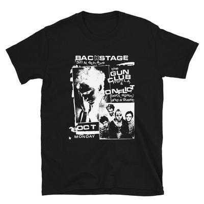 Das Gun Club T-Shirt, Jeffrey Lee Pierce, The Cramps, The Damned, Unisex-T-Shirt