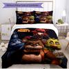 3pcs Duvet Cover Set (1*Duvet Cover + 2*Pillowcase, Without Core), Five Nights At Freddy's Print Soft All‑Season Bedding Set, Home Bedroom Decor Gift