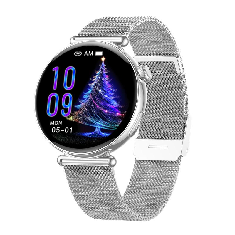 ET491 Fashion AI Smart Watch AMOLED Ladies ECG Health Monitoring BT Calling Wristwatch Women Sports Fitness Tracker Smartwatch