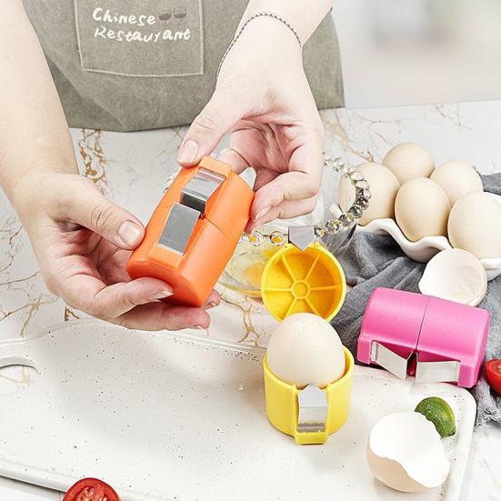 2Pcs Egg Egg Shell Opener Opener Tool for Clean Cracking Handheld Eggshell Cutter