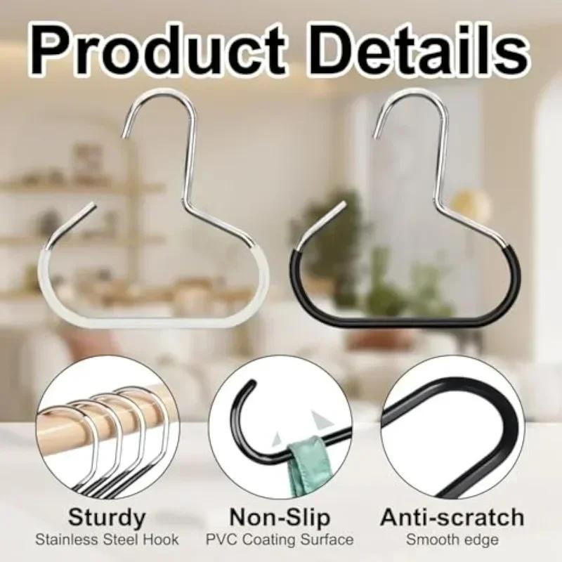 Tie Hanger Multifunction Hooks Circle Ring Hat Hanger Non-marking Non-slip Hat Storage Hook Scarf Towel Tie Hanging Rack