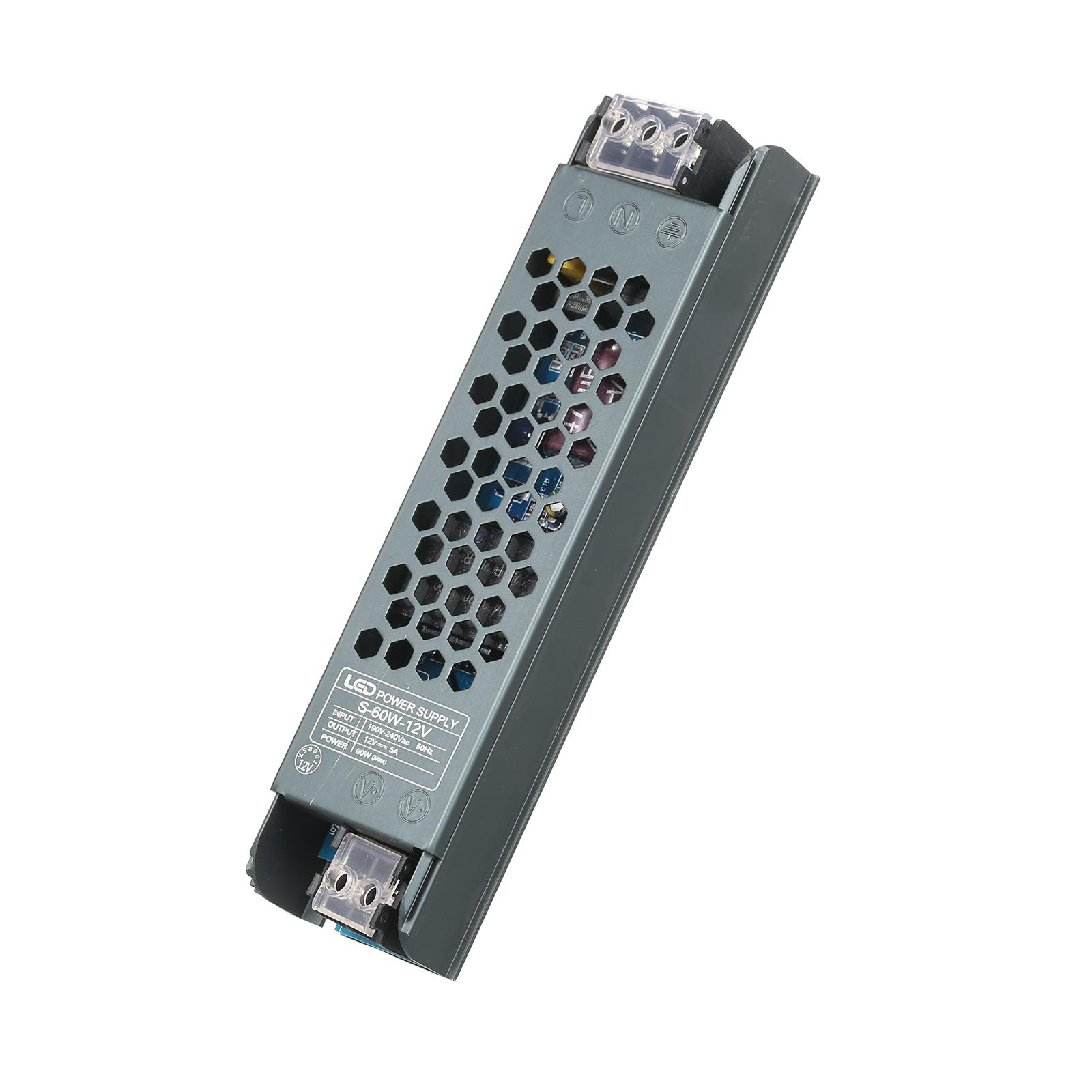 

Neoglint ультратонкий адаптер питания-трансформатор для светодиодных лент AC190V-240V до DC 24V 2.5A 12V-60W