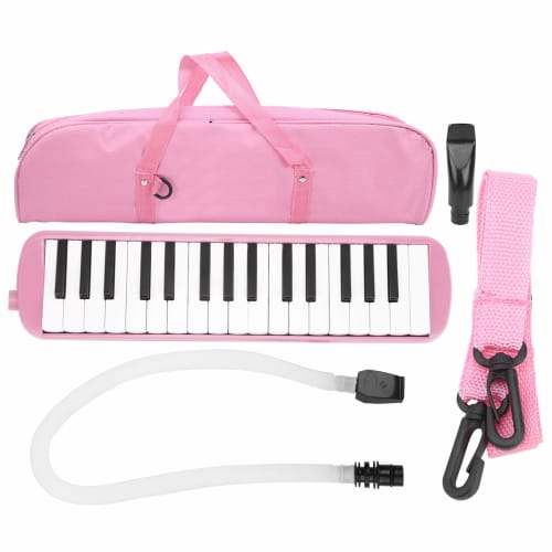 Melody Piano, 32-Key Melody Harmonica for Kindergarten (Pink)