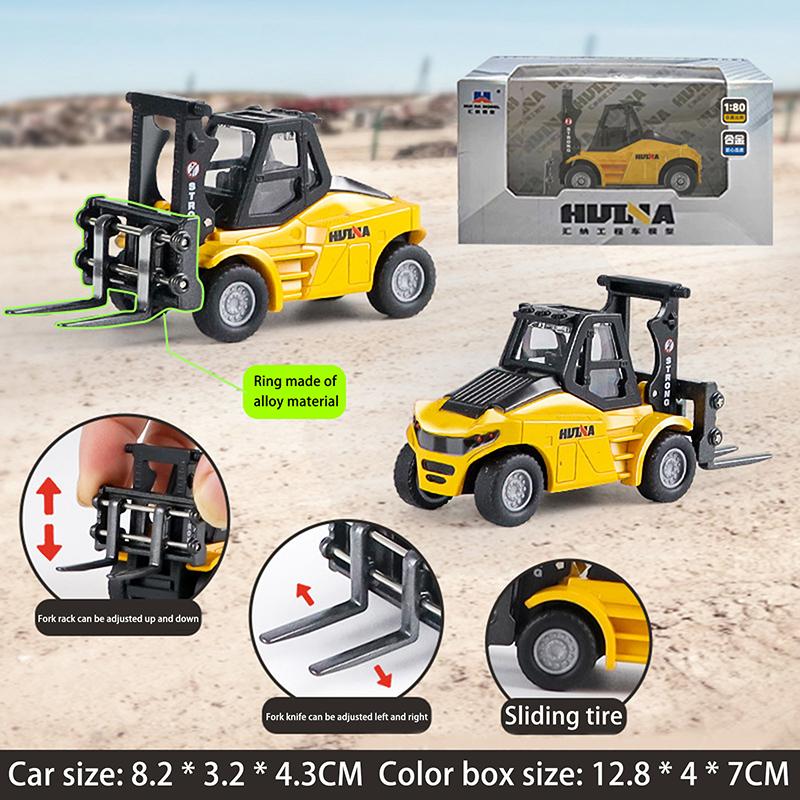 Alloy Engineering Car Model Excavator Dumper Dump Truck Loader Bulldozer Tractor Collection Toys For Kids Gifts